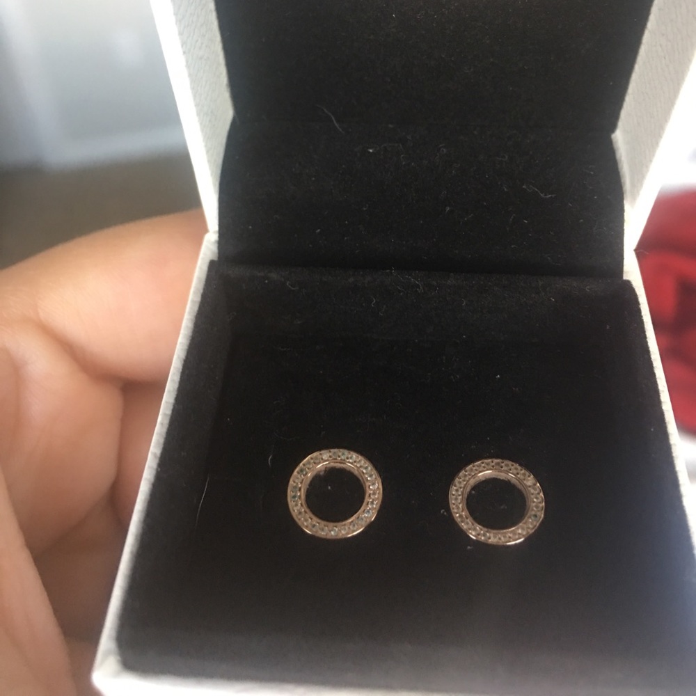 Pandora Rose Gold Earrings